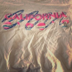 Vintage California cropped tee